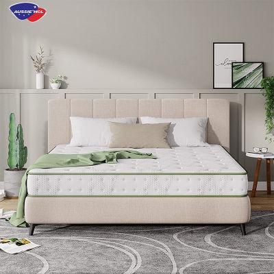 The Best Factory Aussie Comfortable Sleep Spine Protection Anti Allergy Mite Natural Latex Spring Mattress