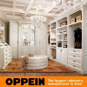 Oppein 2015 British Style Light White Plywood Closet (YG21436)