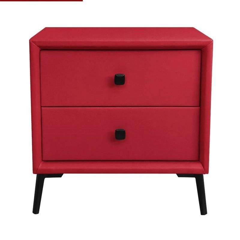 Nordic Modern Light Luxury Gray Ins Ultra-Narrow Mini Solid Wood Bedside Cabinet