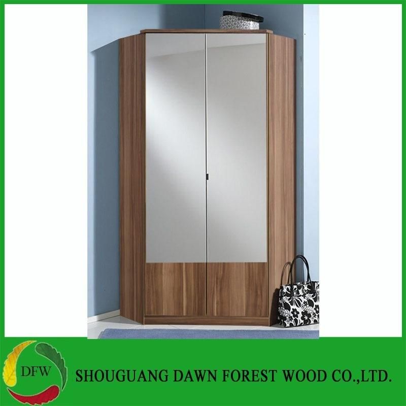 Bedroom Furniture Wood Grain Melamine Chipboard Wardrobe Cabinet