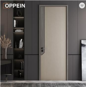 PVC Wooden Office Door Indoor Interior Engineered Wood Doors