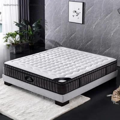 Hot Sale Mattress Wholesale Fireproof Tencel Fabric Surface 28cm Thickness High Density Foam for Home Used and for Hotel Used
