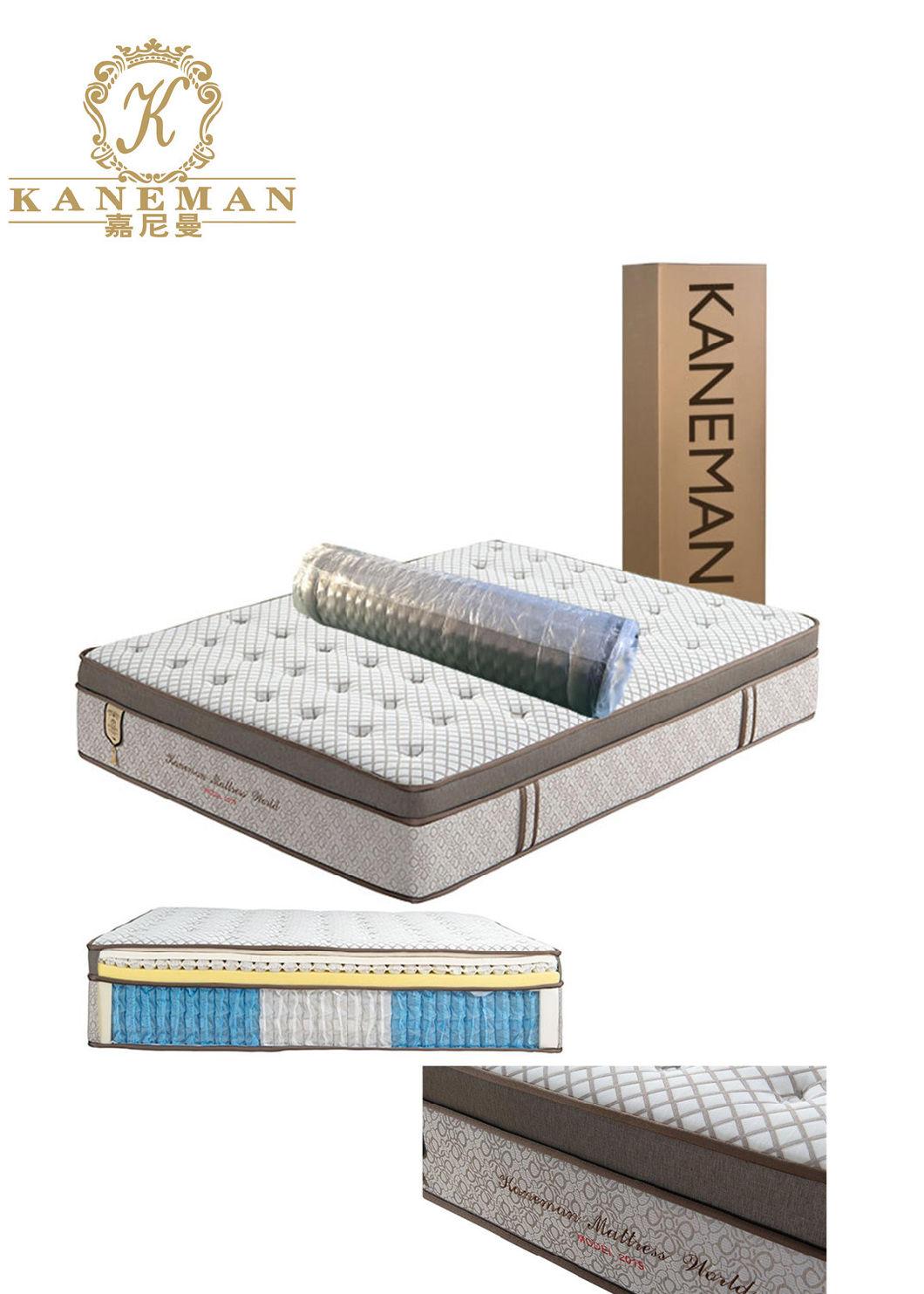 High End Zone Pocket Spring Mattress Flat in Pallet Factory Directly Supply