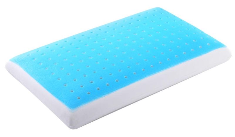 Neck Protection Alduts Child Use Cooling Fabric Gel Memory Foam Pillow