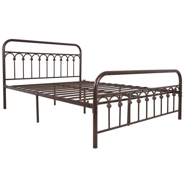 European-Style Iron Art Fashion Modern Iron Bedroom Bed Size Customized