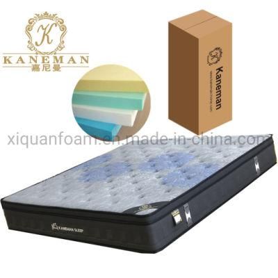 Hot Bed Spring Mattress Rolled 10inch Mattress in a Box Factory Mattress