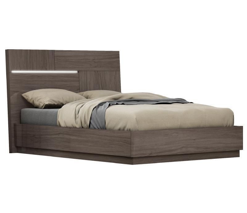 Nova Paper Lacquer Unti-Symmetry Brown Bedroom Furniture Sets