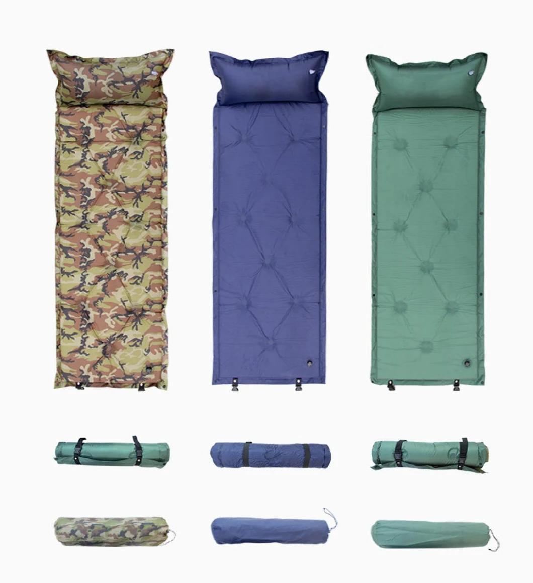 Outdoor Self Inflating Camping Mattress with Pillow