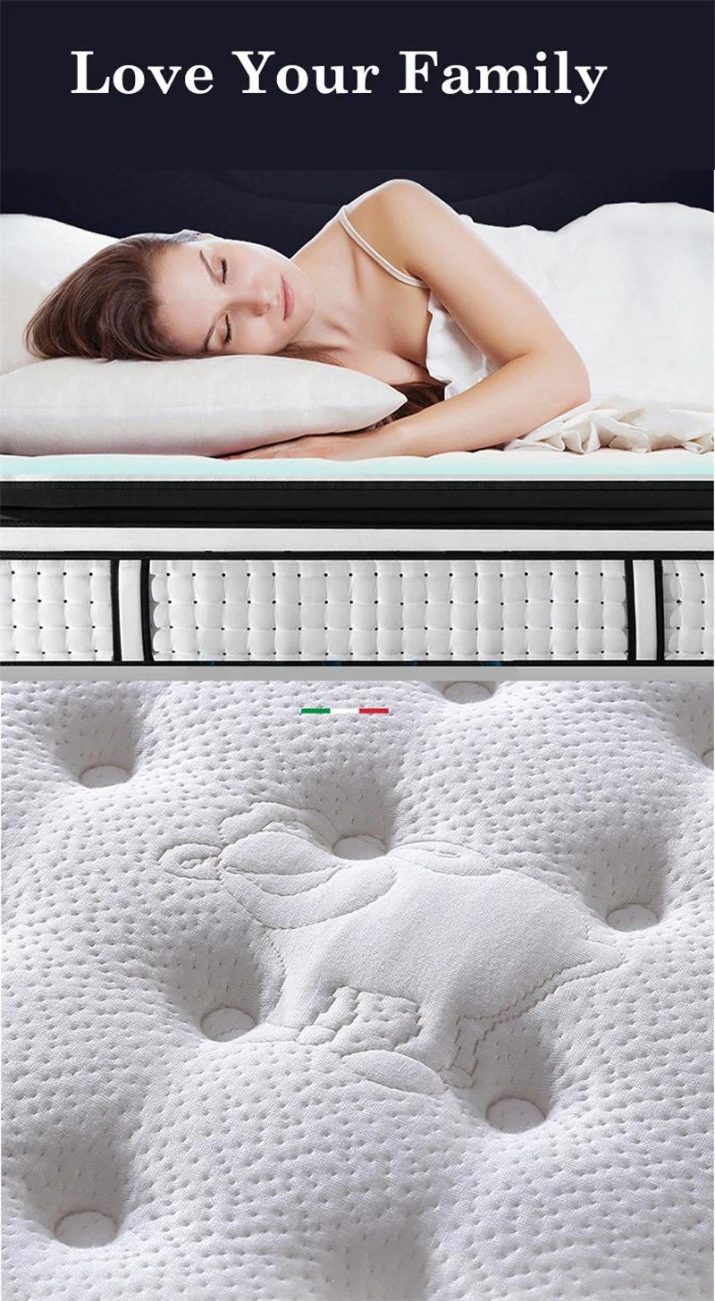 Hotel Good Quality Mattress Spring Foam for Single Bed