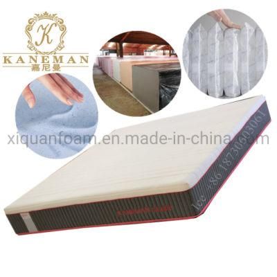 Pocket Spring Mattress 10inch Memory Foam Mattress Bedroom Mattress