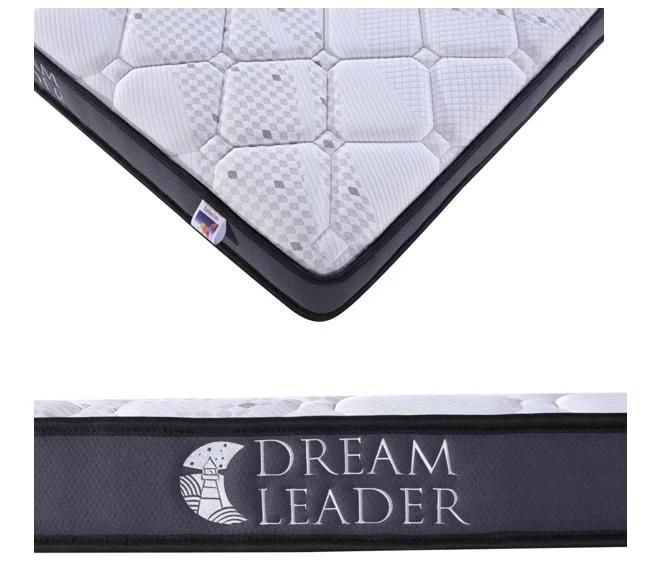 Home Furniture Hotel Bed Tight Top Soft Foam Pocket Spring Roll-up Mattress