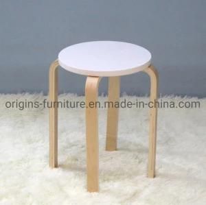 Bentwood Round Stool