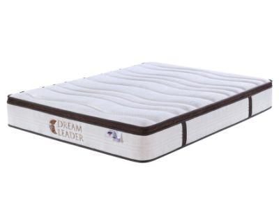 Modern Design King Euro Top Pocket Spring Natural Latex Mattress