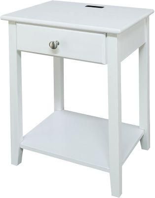 Nova Bedroom Small Wooden Frame Bedside Table Nightstand