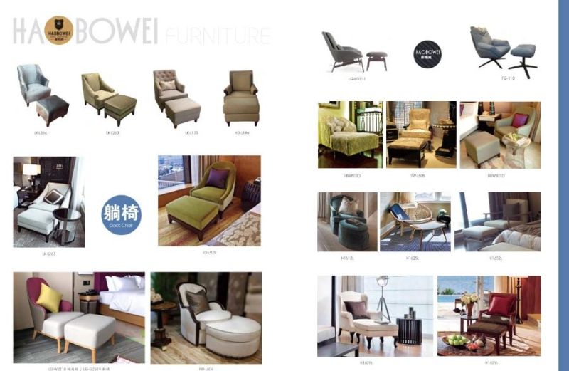 Stylish Italy Design Light Gray Fabric Covered Bed Soft White Chaise Lounge Low TV Console Villa Master Room Set