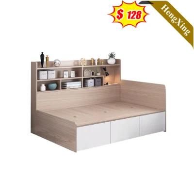 Storage Modern Melamine Solid Wooden Kids Children Bedroom Bunk Single Bed