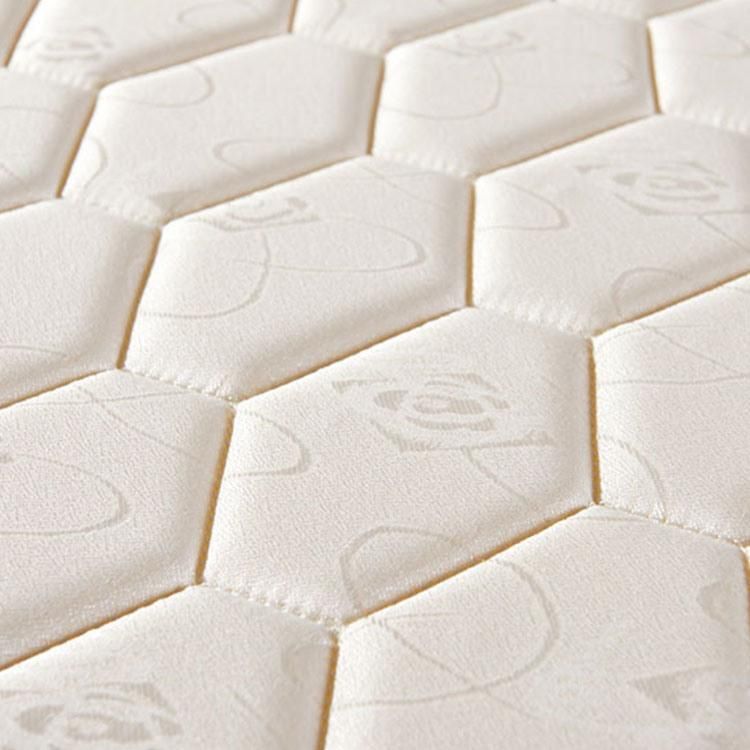 Knitting Fabric Cover Natural Latex King Size Memory Foam Pocket Spring Mattress