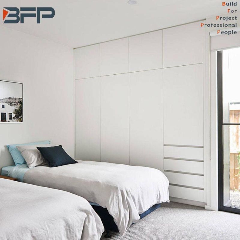 Hotel Apartment Modern Swing Doors Wooden Wardrobes