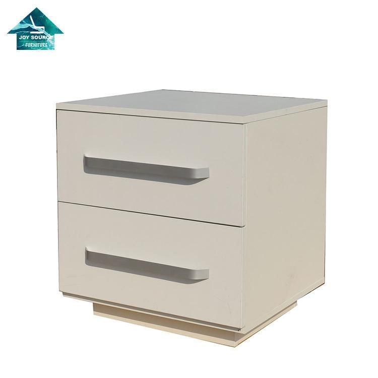 Bedside Table with Drawers Tall Nightstand Storage Cabinet for Bedroom Night Stand 2 Drawer Nightstand