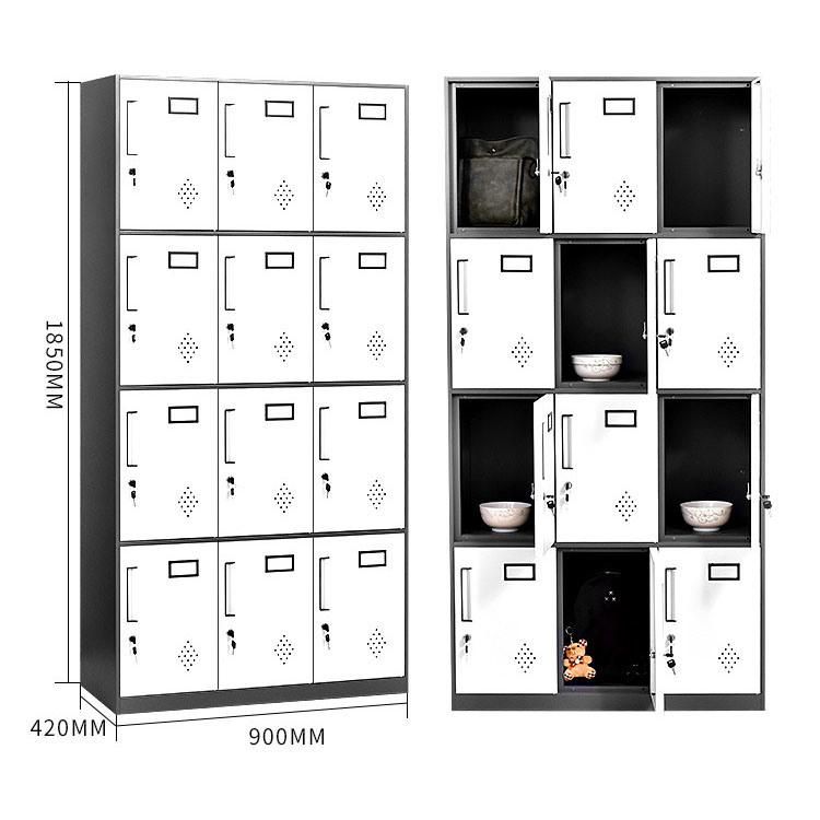 Gdlt Metal Room Lockers Steel 12 Doors Metal Cabinets Lockers Wardrobe