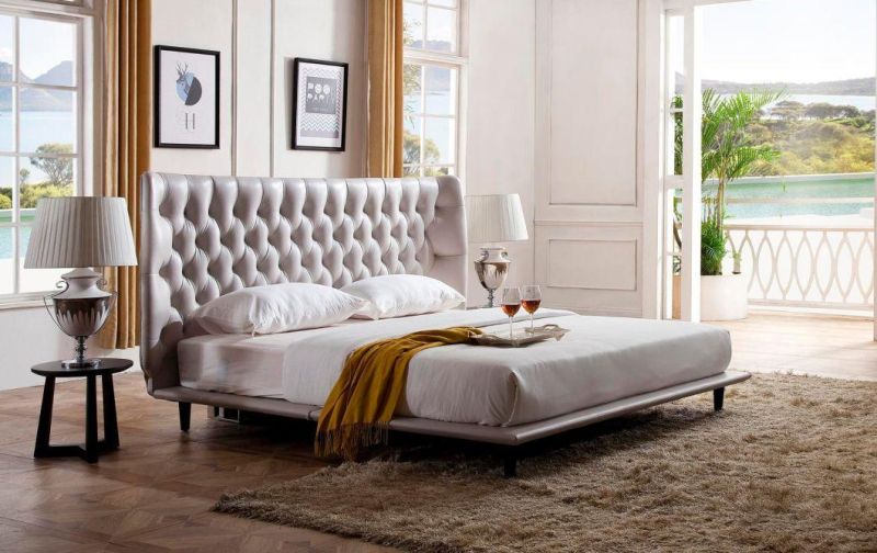Hot Sale Bed Sofa Bed King Double Bed Modern Upholstery Bed Bedroom Furniture in fashion Design