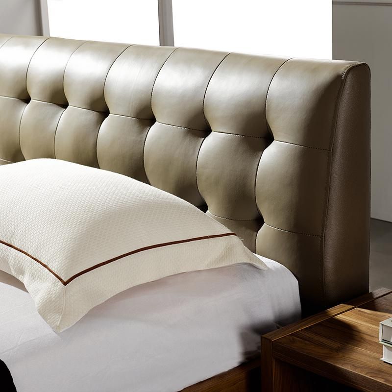 Walnut Series Home Furniture Set Bedroom Bed