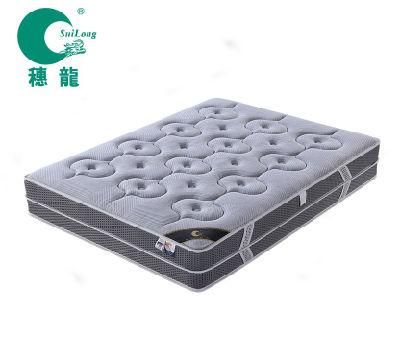 Home Furniture 3D Mesh Memory Foam Pocket Spring Mattress