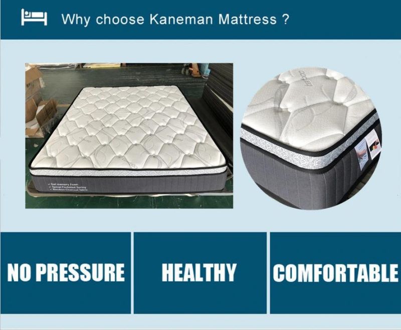 Bed Mattress Wholesale Memory Foam Mattress 12inch Pocket Spring Mattress