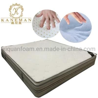 Hotel Bed Mattress Type Luxury Memory Foam Mattress Rolled Spring Mattress