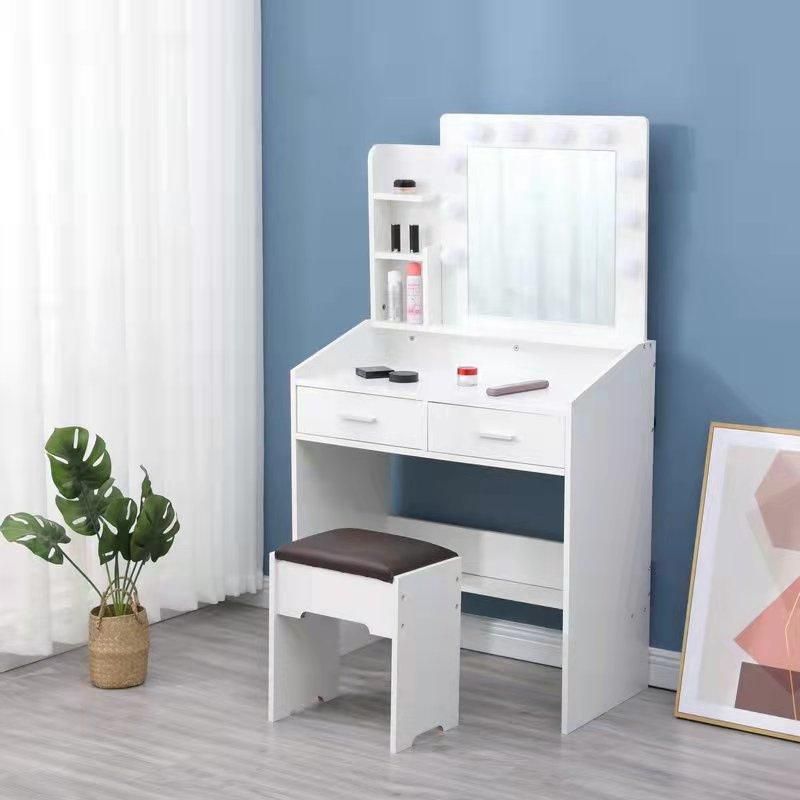 New Design Bedroom Dressing Table with Mirror and Stool