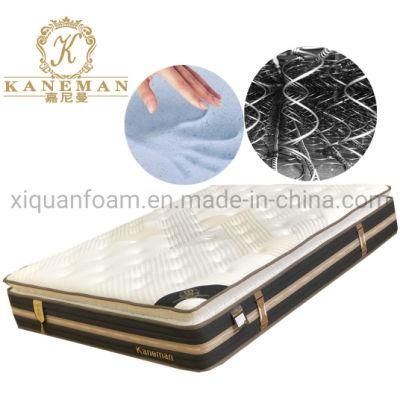 Custom Memory Foam Spring Mattress Rolled Pillow Top Mattress Factory Mattress