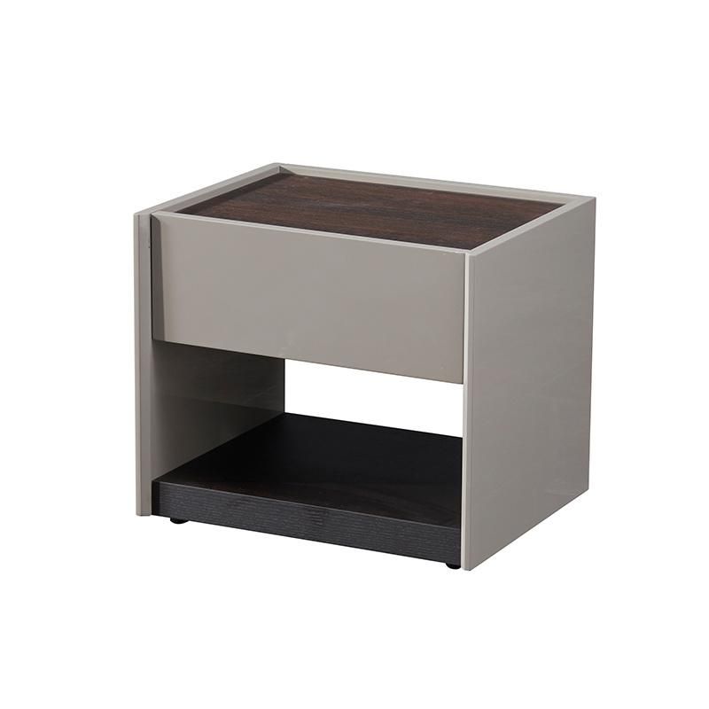 S-Ctg012 Latest Wooden Night Stand, Italy Design Night Side Table in Home and Hotel Bedroom Set