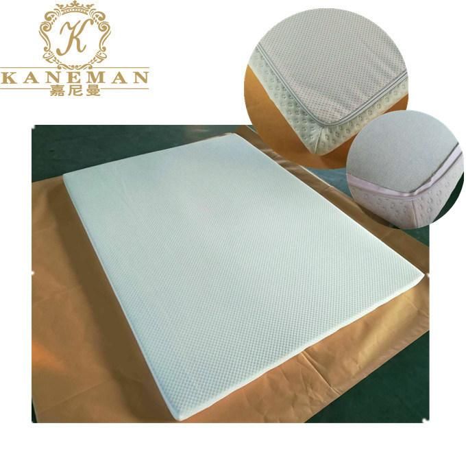 Queen Size Memory Foam Mattress Topper Roll Packing in a Box