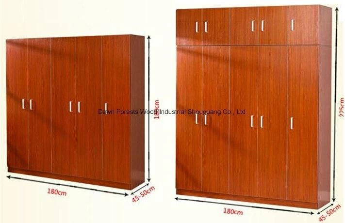 Simple Wood Modern Assembling Wardrobe