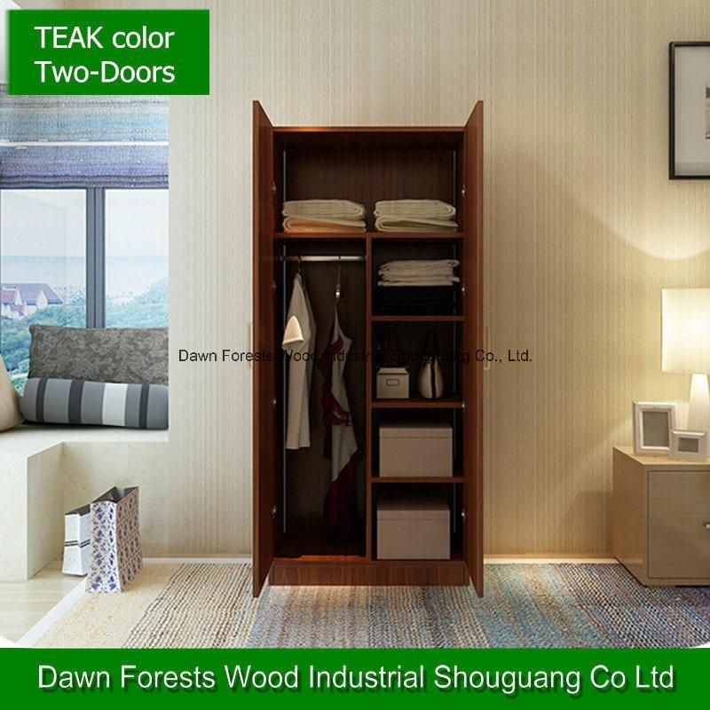 Three Doors Modern Design Closet Cabinet Bedroom Wardrobe