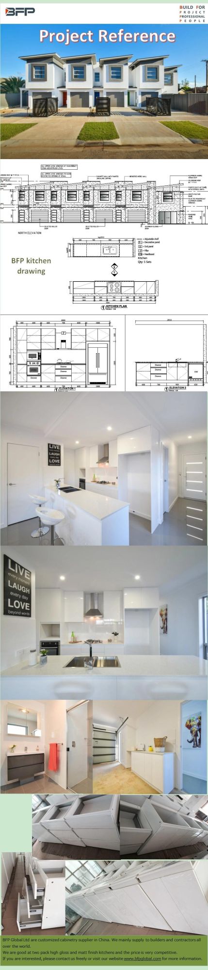 Simple Build-in Melamine Bedroom Wardrobe