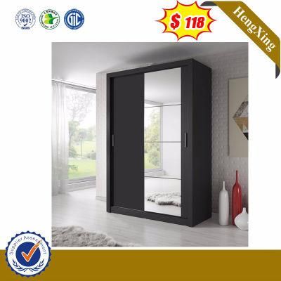 European Design MDF Home Sliding Door Double Room Wardrobe (UL-HMN053)