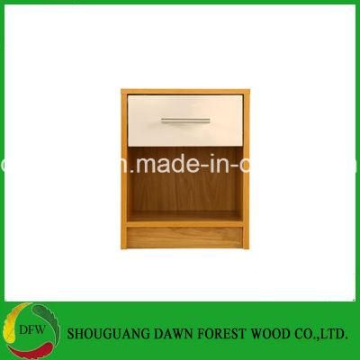 New Design One Drawer MFC MDF Bedroom Cheap Bedside Table