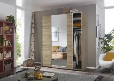 Wholesale Bedroom Furniture Sliding Door Cabinet Clothes Wardrobe (HF-WF211016)