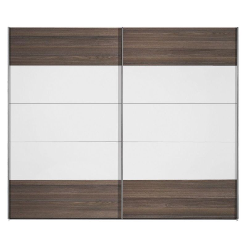 Wooden Design Sliding Door 20dd029 Melamine Bedroom Wardrobe