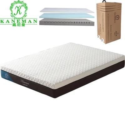 Vacuum Compressed Roll up Sleepwell Cool Gel Memory Foam Mattress