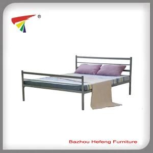 Simple Modern Double Metal Bed Frame for Sale (HF086)