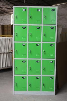 2021 Metal Furniture Steel 15 Door Metal Staff Locker