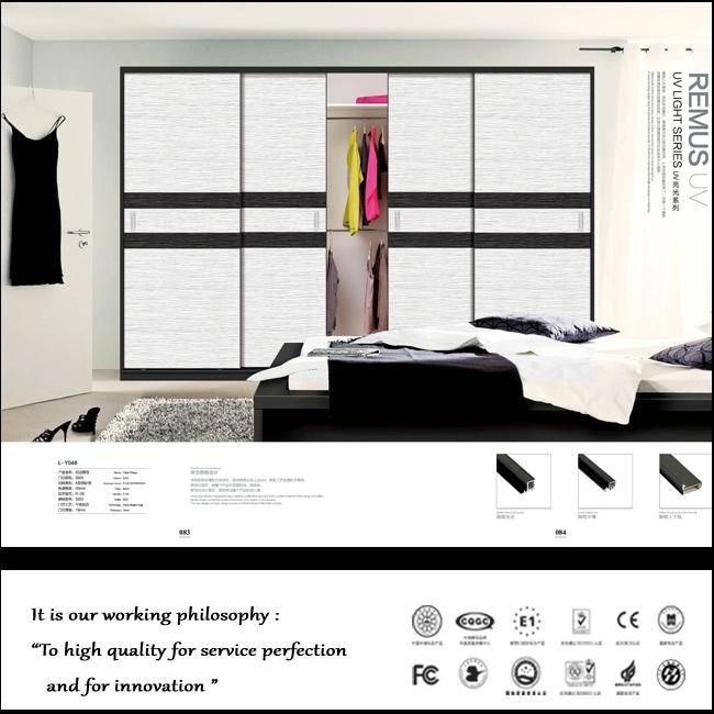 White PVC Open Door Wardrobe (FY002)