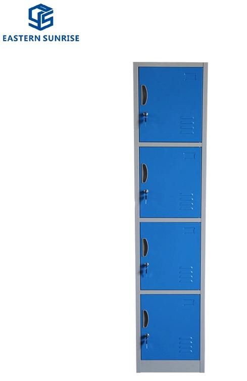 Wholesale 4-Door Metal Storage Wardrobe for Office/Gym/School