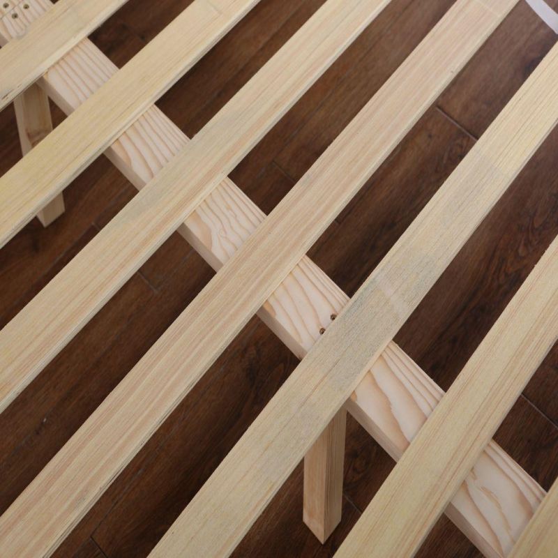 Bedroom Furniture Pine Painted Solid Wood Bed Full/Double Bed