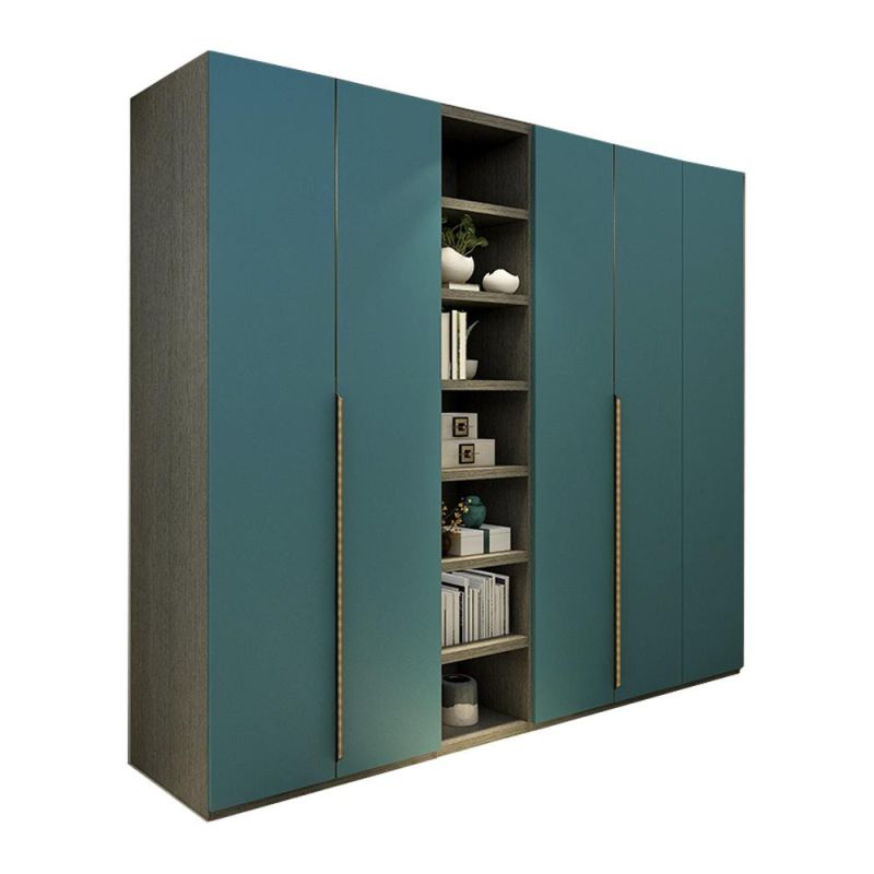 King Size Modern Luxury Blue Bedroom Sets 5 Pieces