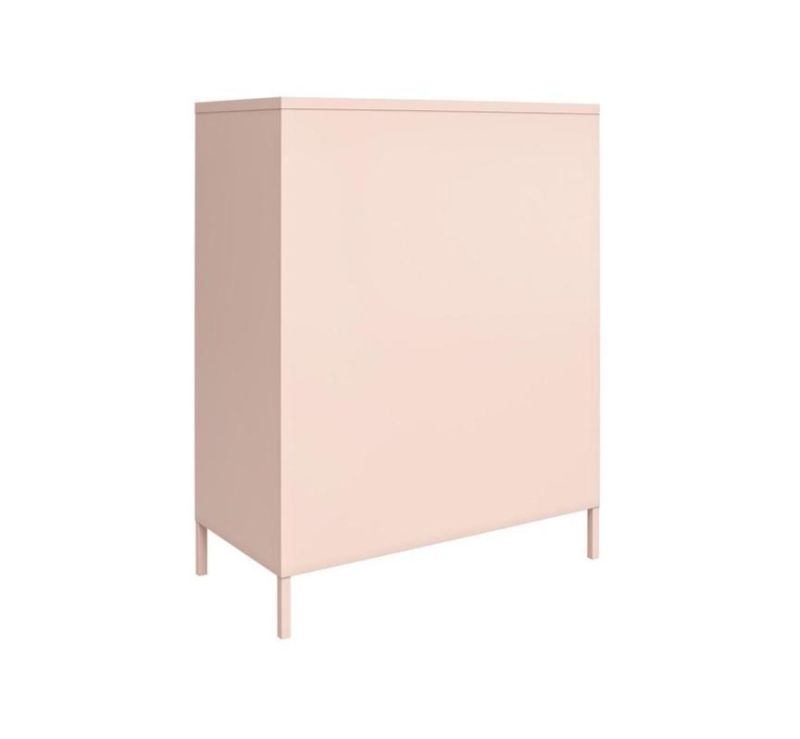 Simple Design 2 Door Metal Lockers Cabinets Steel Storage File Clothes Locker