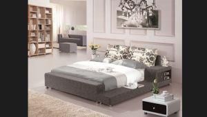 Modern Bedroom Fabric Bed 647