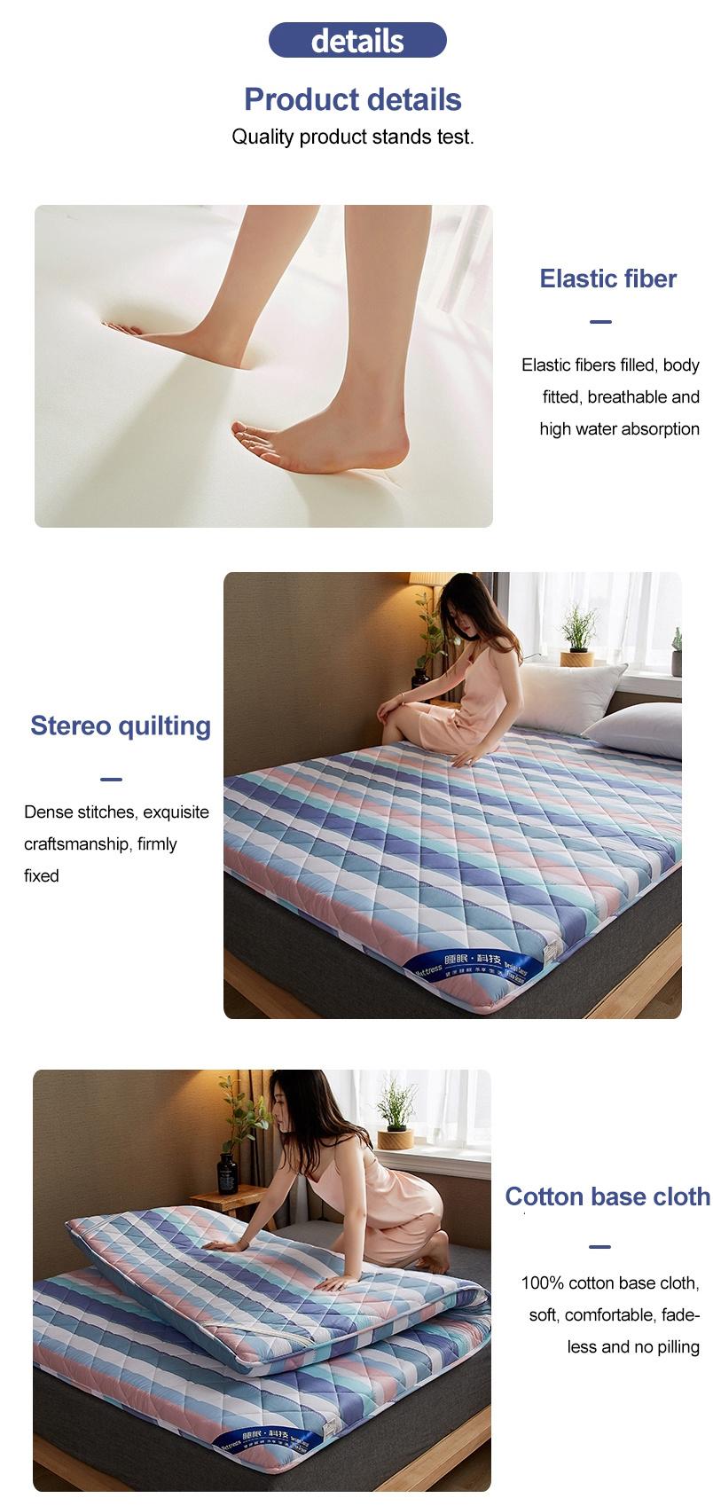 Army Latex Bed Mattress Foldable Thick 6cm Single Bed